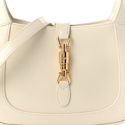 Gucci Boarded Dyana Lux Calfskin Small Jackie 1961 Hobo Mystic White 8 of 10