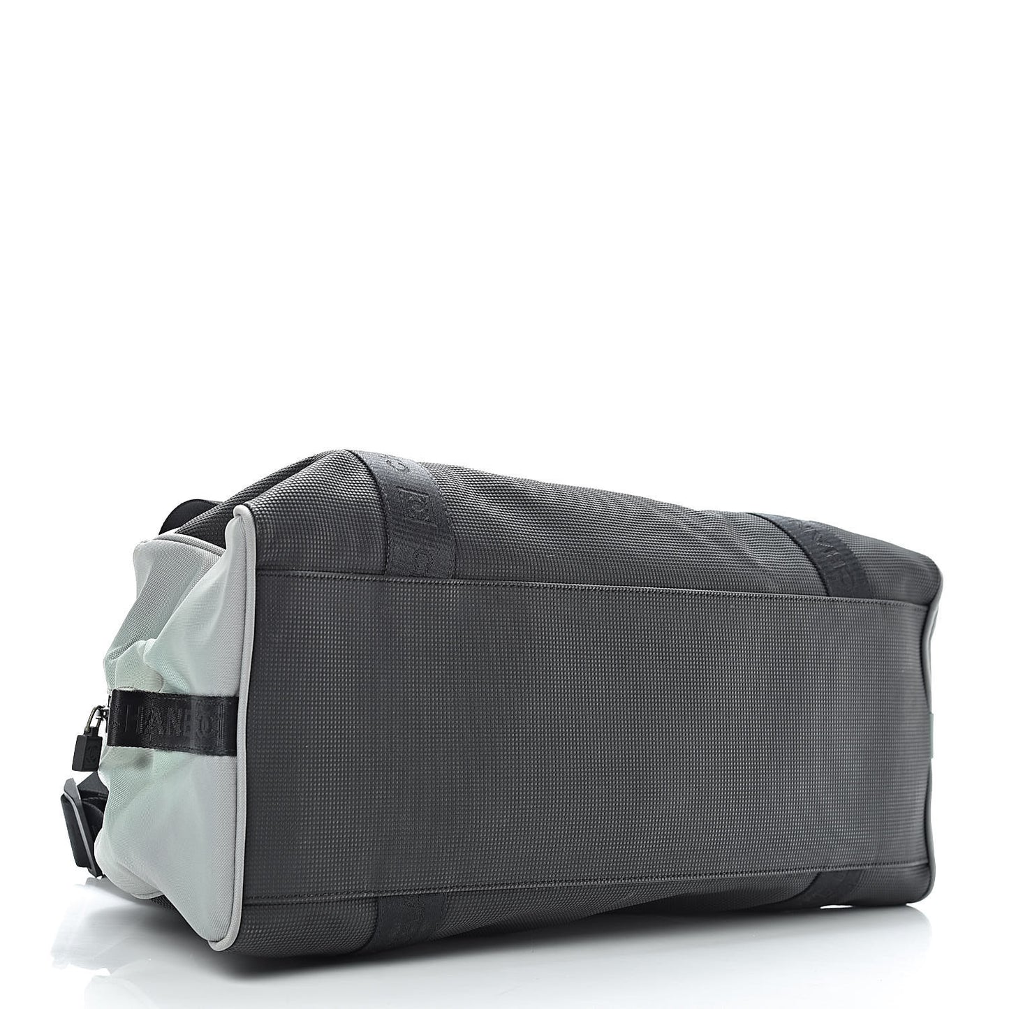 Nylon Sport Logo Duffel Black Blue