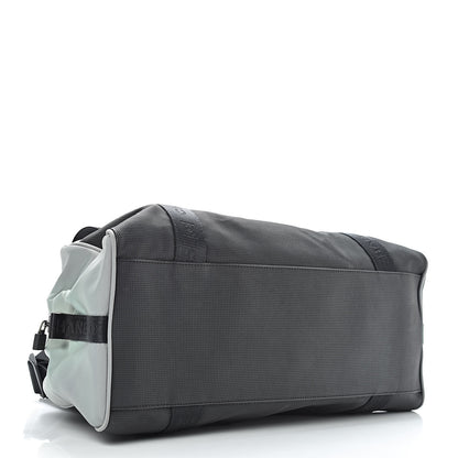 Chanel Nylon Sport Logo Duffel Black Blue 4 of 14