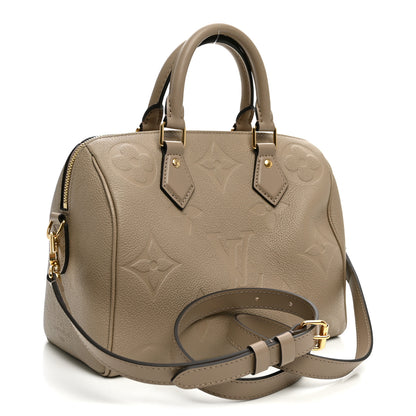 Louis Vuitton Empreinte Monogram Giant Speedy Bandouliere 25 Tourterelle 3 of 9
