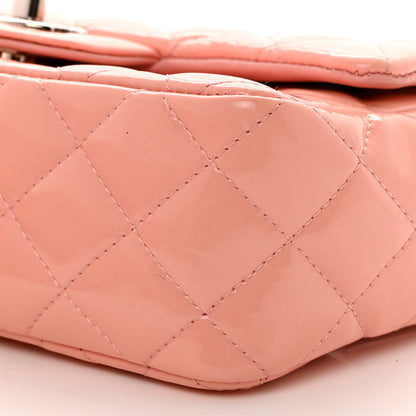Chanel Patent Calfskin Quilted Mini Rectangular Flap Light Pink 10 of 10
