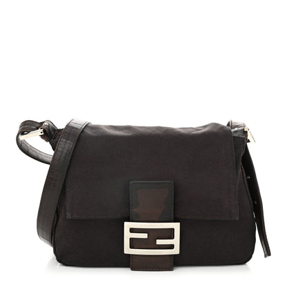 Fendi Nylon Mama Crossbody Brown 1 of 13