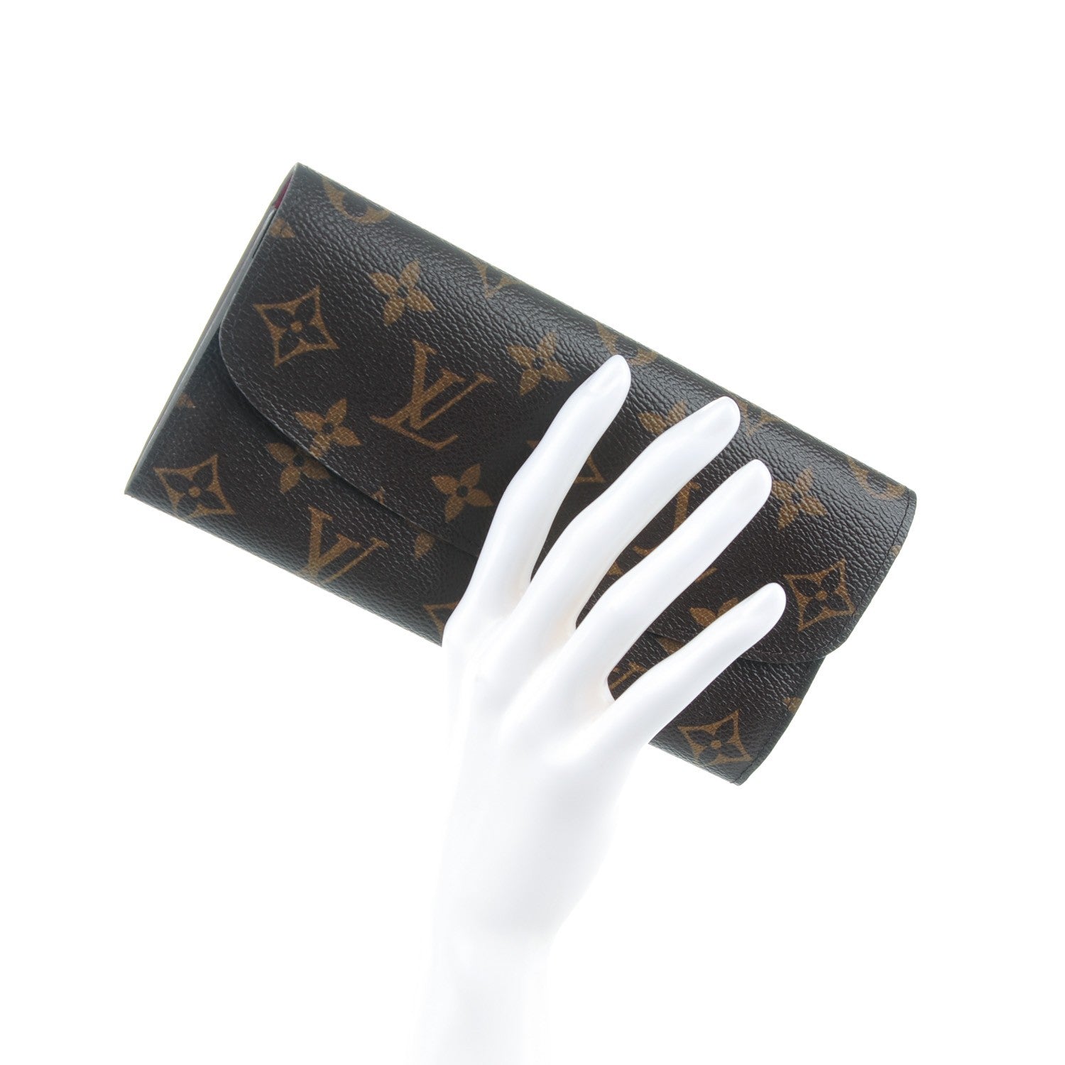 Louis Vuitton Monogram Emilie Wallet Red 2 of 8