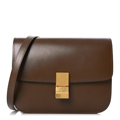 Celine Box Calfskin Medium Classic Box Flap Bag Camel 1 of 17