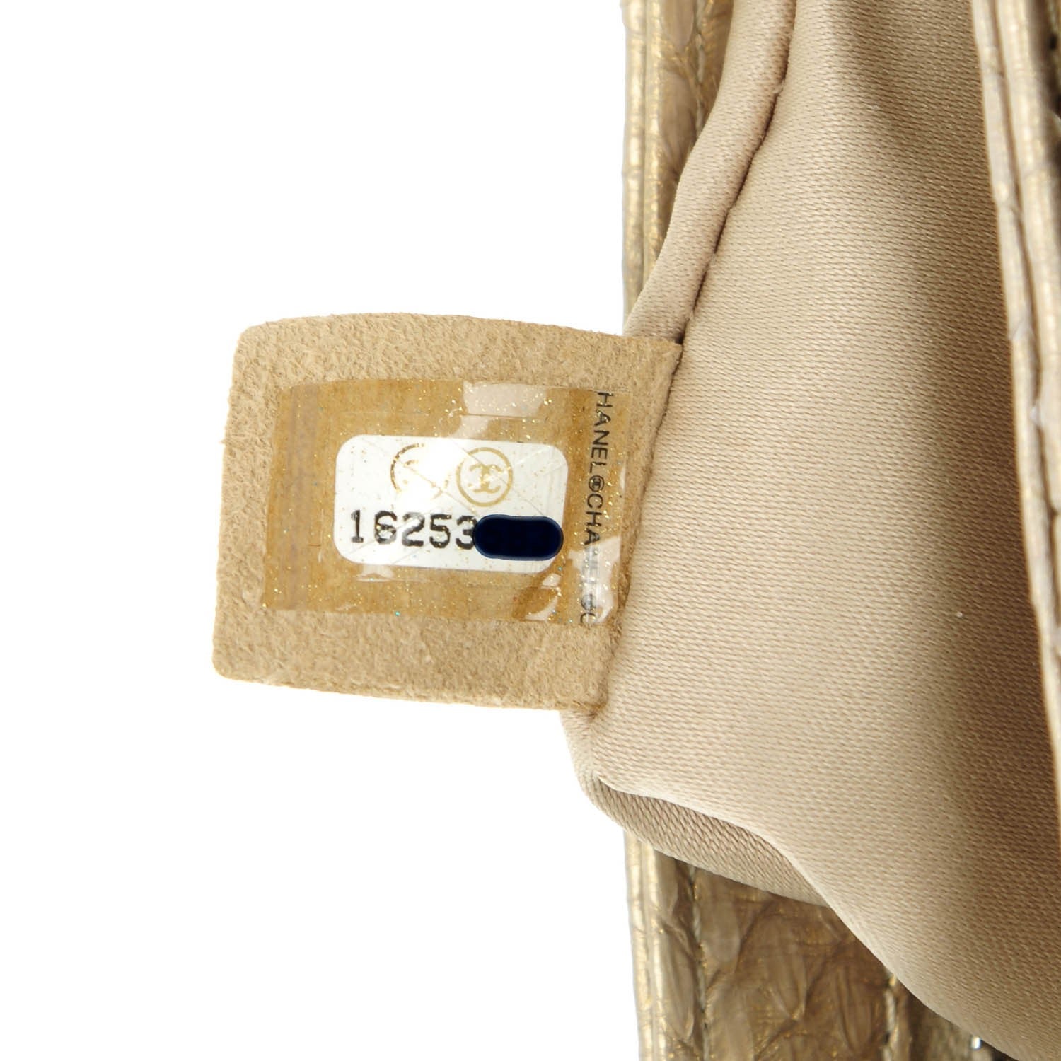 Chanel Iridescent Python Quilted Medium Clam Pocket Flap Gold 7 of 7