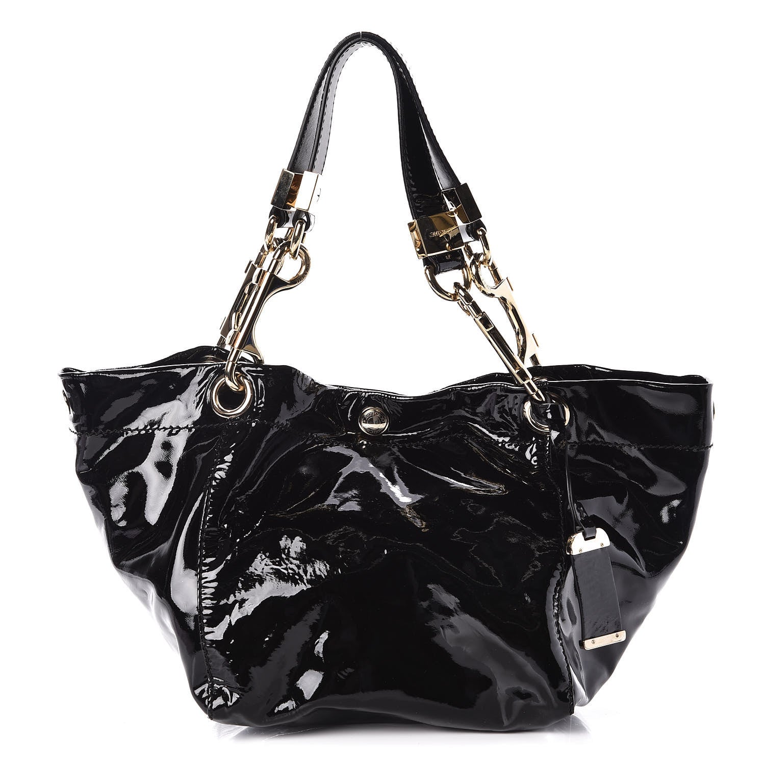 Jimmy Choo Patent Lola Oversized Tote Black 1 of 8