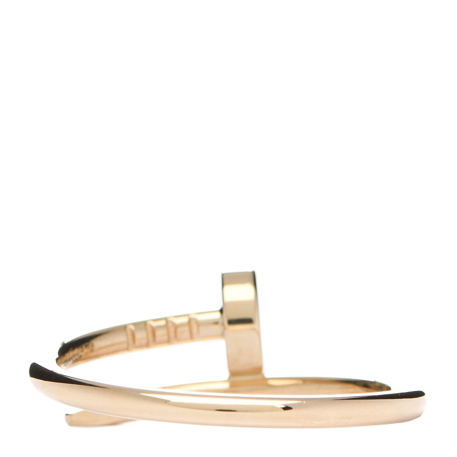 Cartier 18K Yellow Gold Small Juste Un Clou Ring 53 6.25 2 of 4