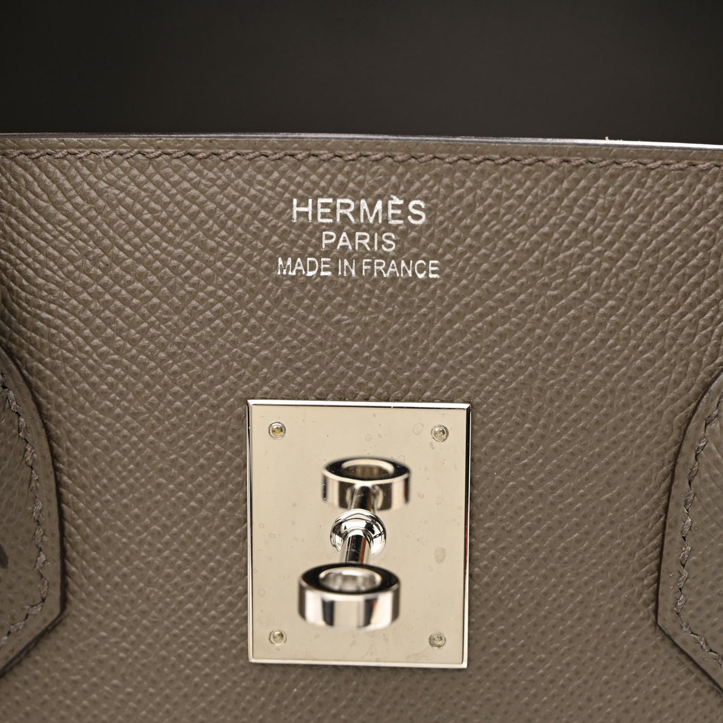 Epsom Birkin Sellier 35 Etain