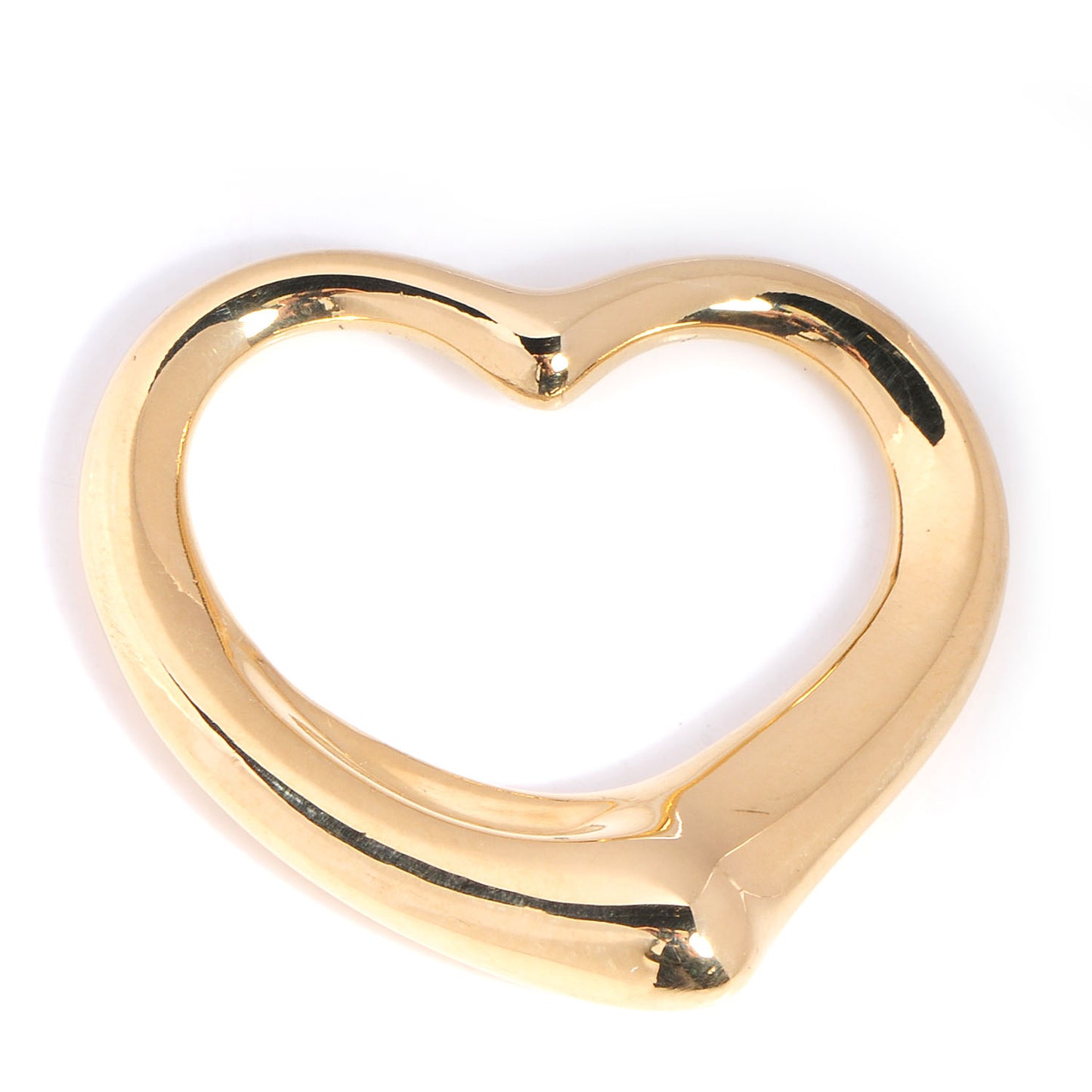 18K Yellow Gold Elsa Peretti Large Open Heart Pendant