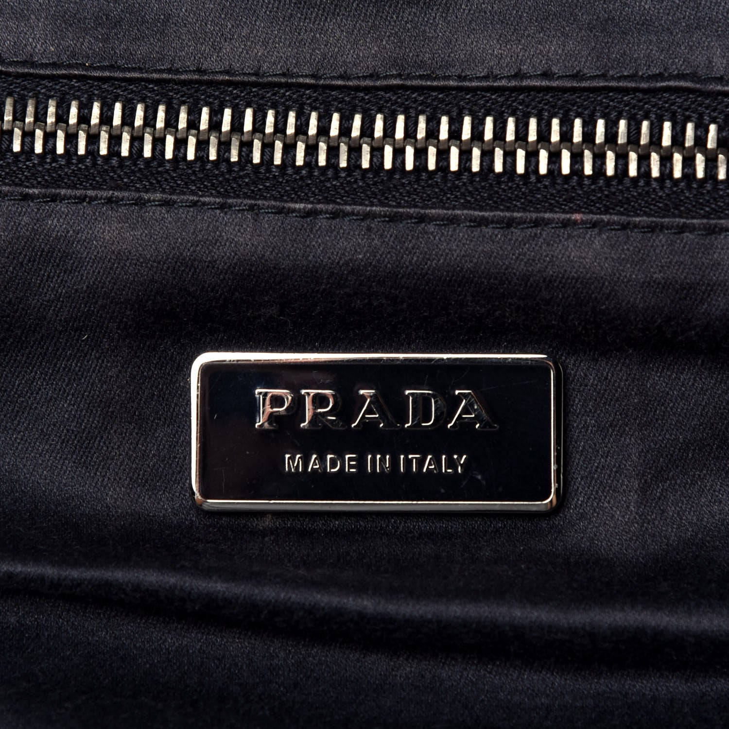 Prada Denim Bowler Black 6 of 8