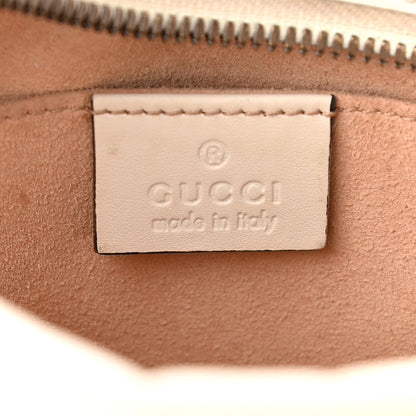 Gucci Calfskin Matelasse Trompe L'Oeil Print Small GG Marmont Chain Shoulder Bag White 6 of 10