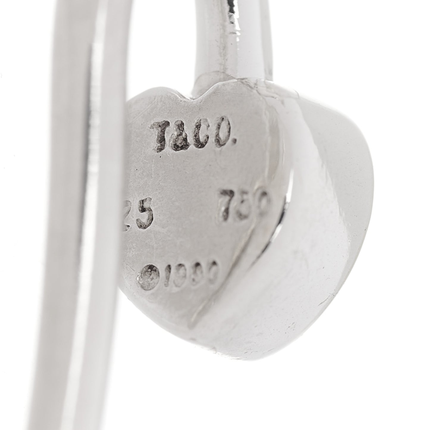 Sterling Silver 18K Yellow Gold Two Heart Hook Bracelet