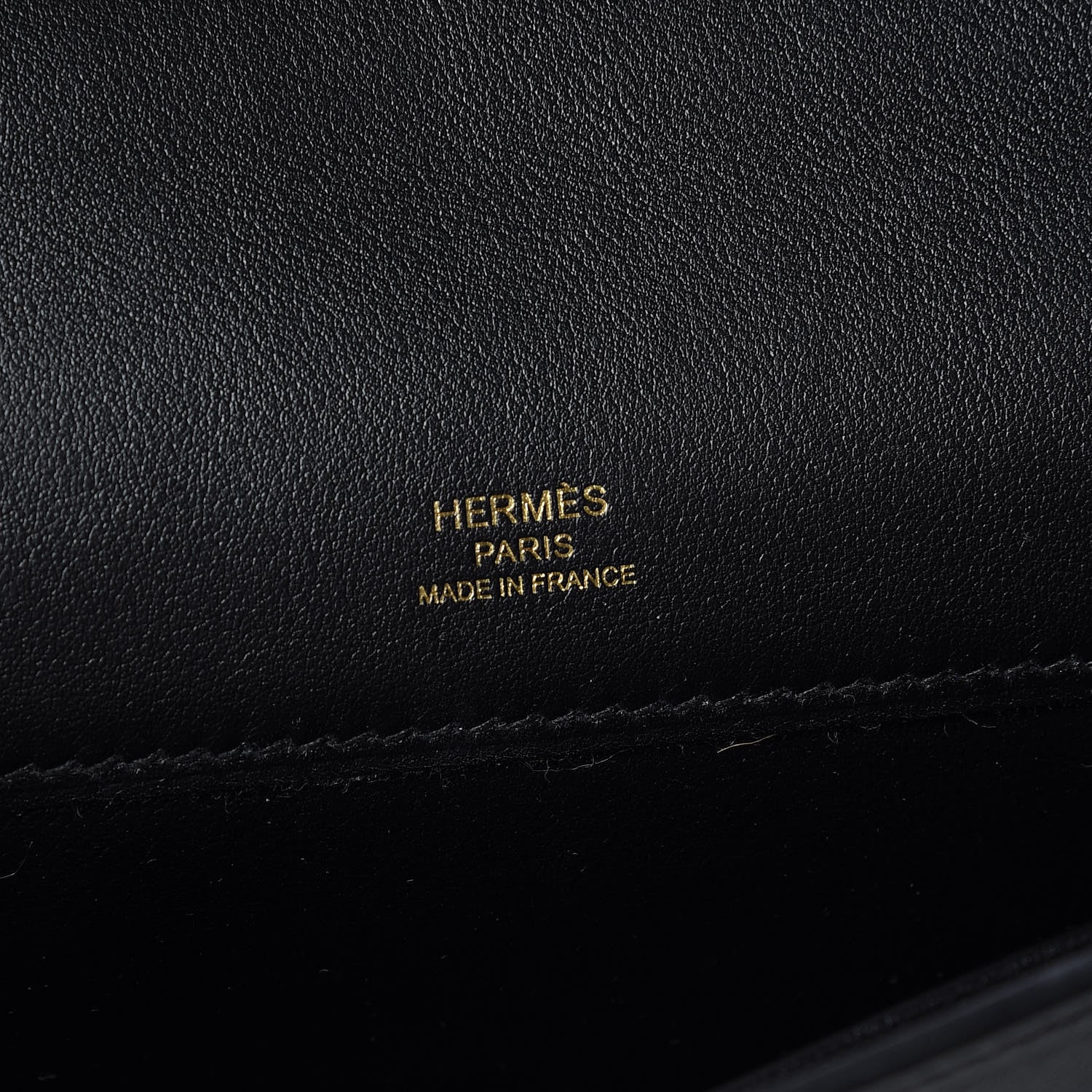 Hermes Swift Kelly Cut Clutch Pochette Black 6 of 10