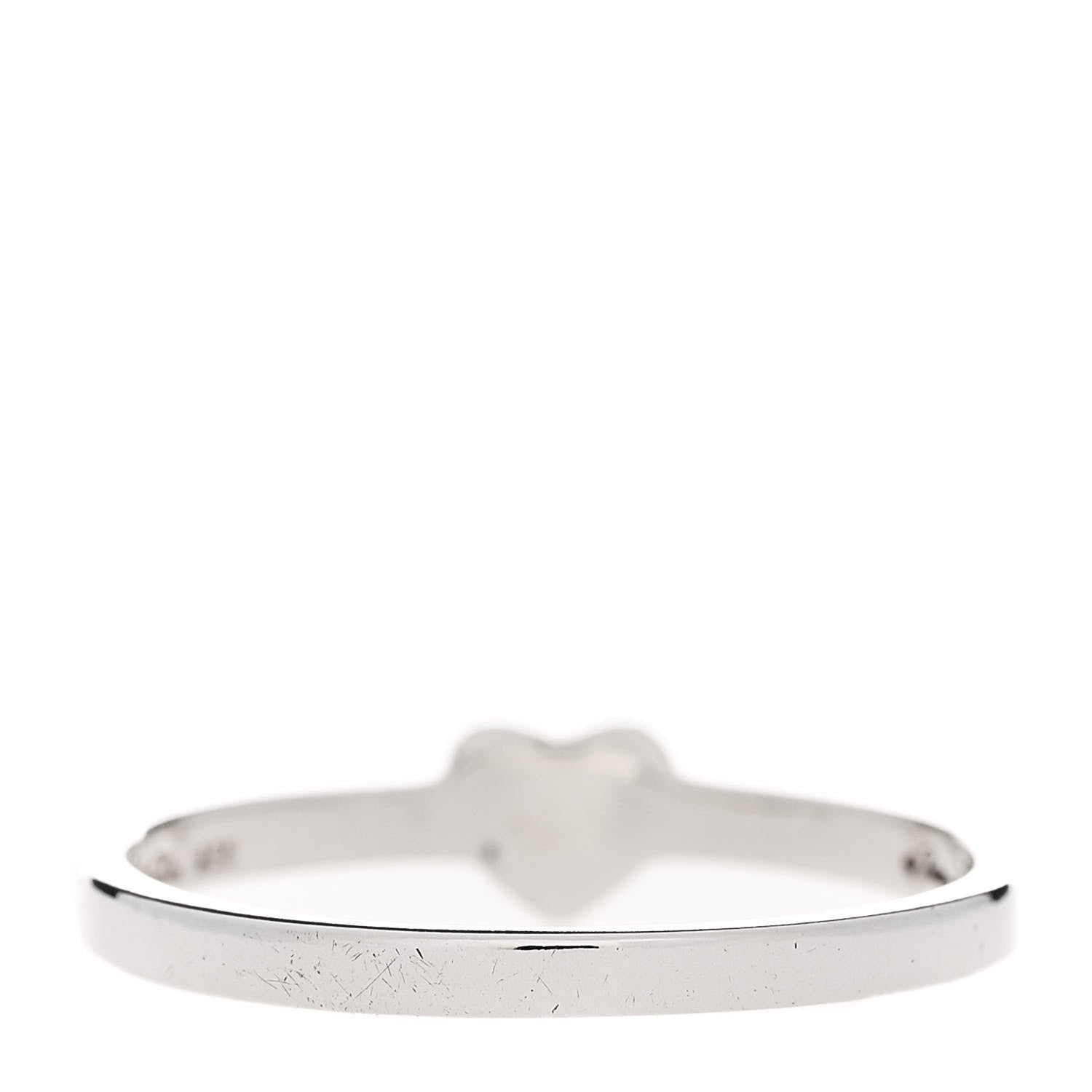 Tiffany Sterling Silver Paloma Picasso Heart Ring 56 7.5 3 of 7