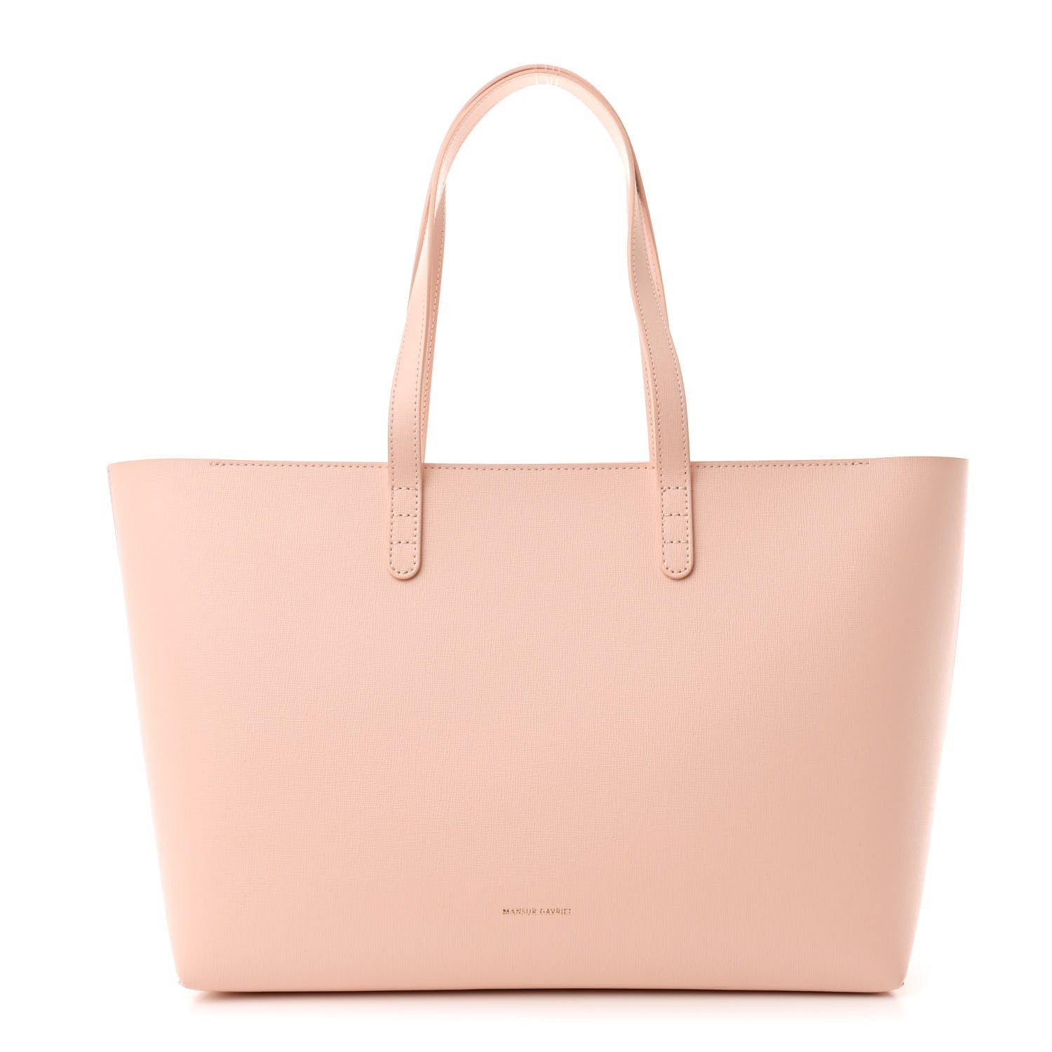 Mansur Gavriel Saffiano Small Zip Tote Dahlia 1 of 10