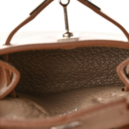 Hermes Tadelakt Mini Kelly Twilly Bag Charm Argile 5 of 6