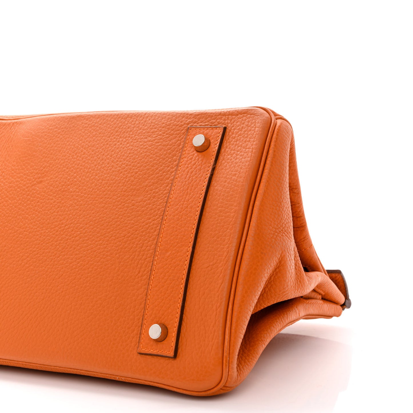 Taurillon Clemence JPG Birkin 42 Orange