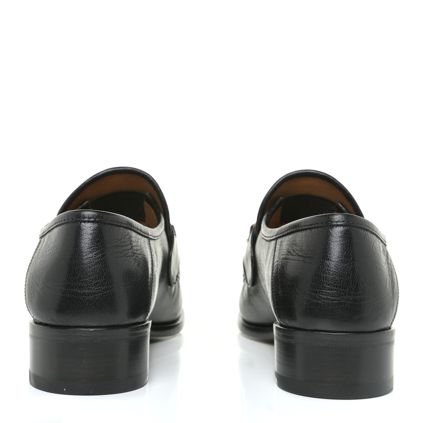 Lambskin Mens Union Jack Horsebit Loafer 9 Black