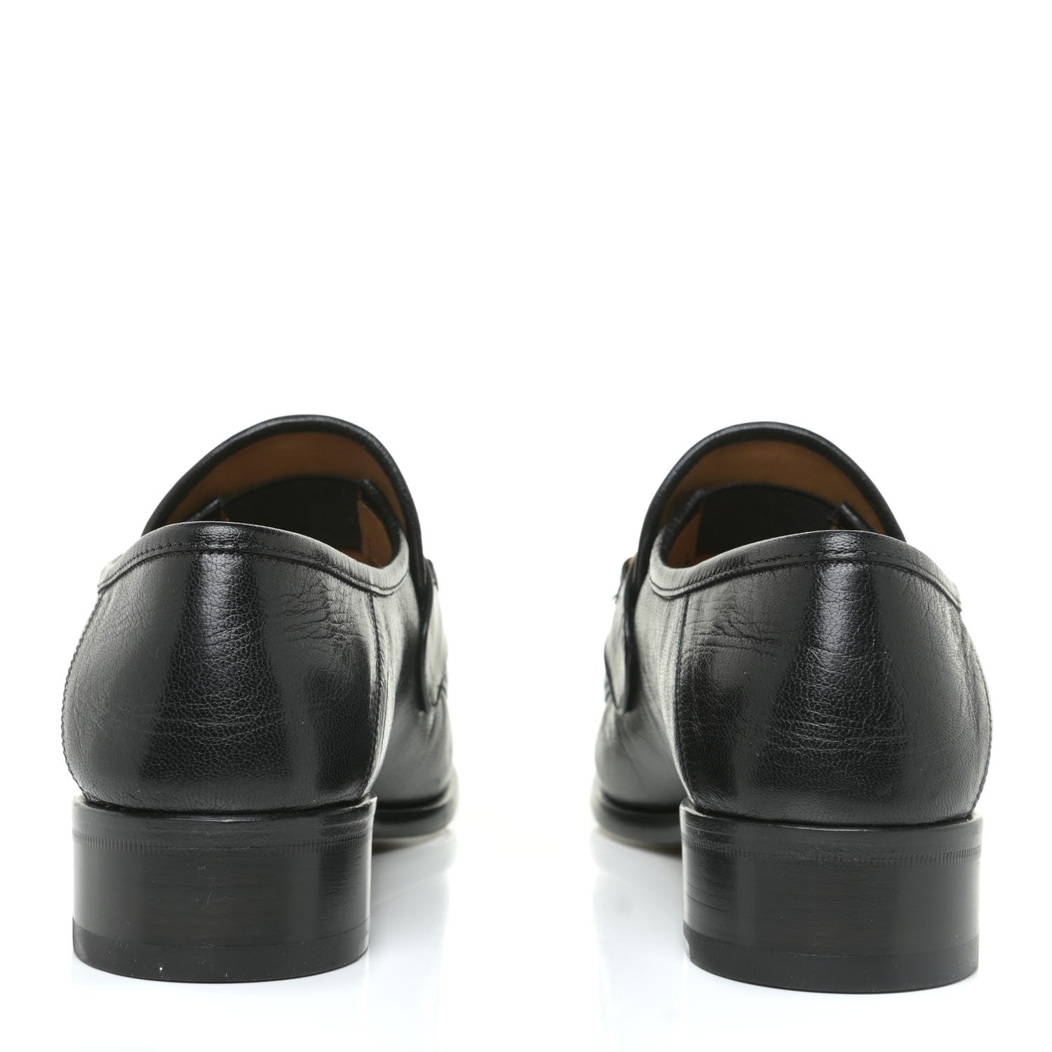 Gucci Lambskin Mens Union Jack Horsebit Loafer 9 Black 5 of 12