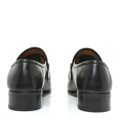 Gucci Lambskin Mens Union Jack Horsebit Loafer 9 Black 5 of 12