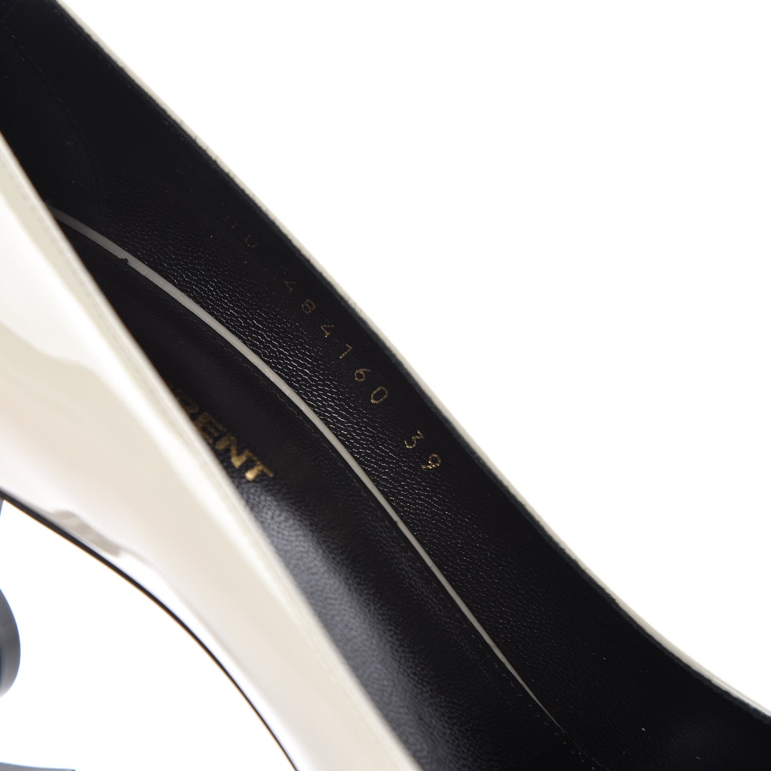 Saint Laurent Patent Opyum 85 Pumps 39 Neutro 8 of 10
