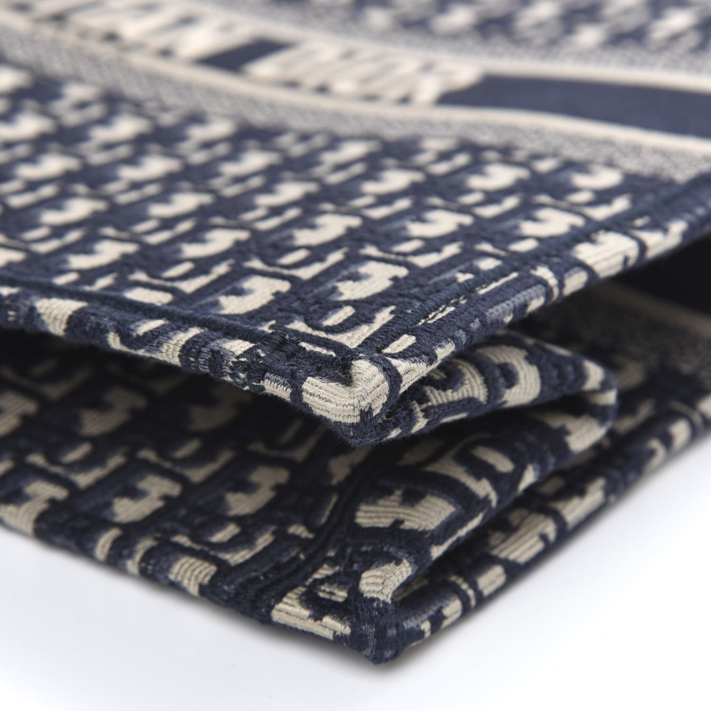 Oblique Book Tote Blue Multicolor