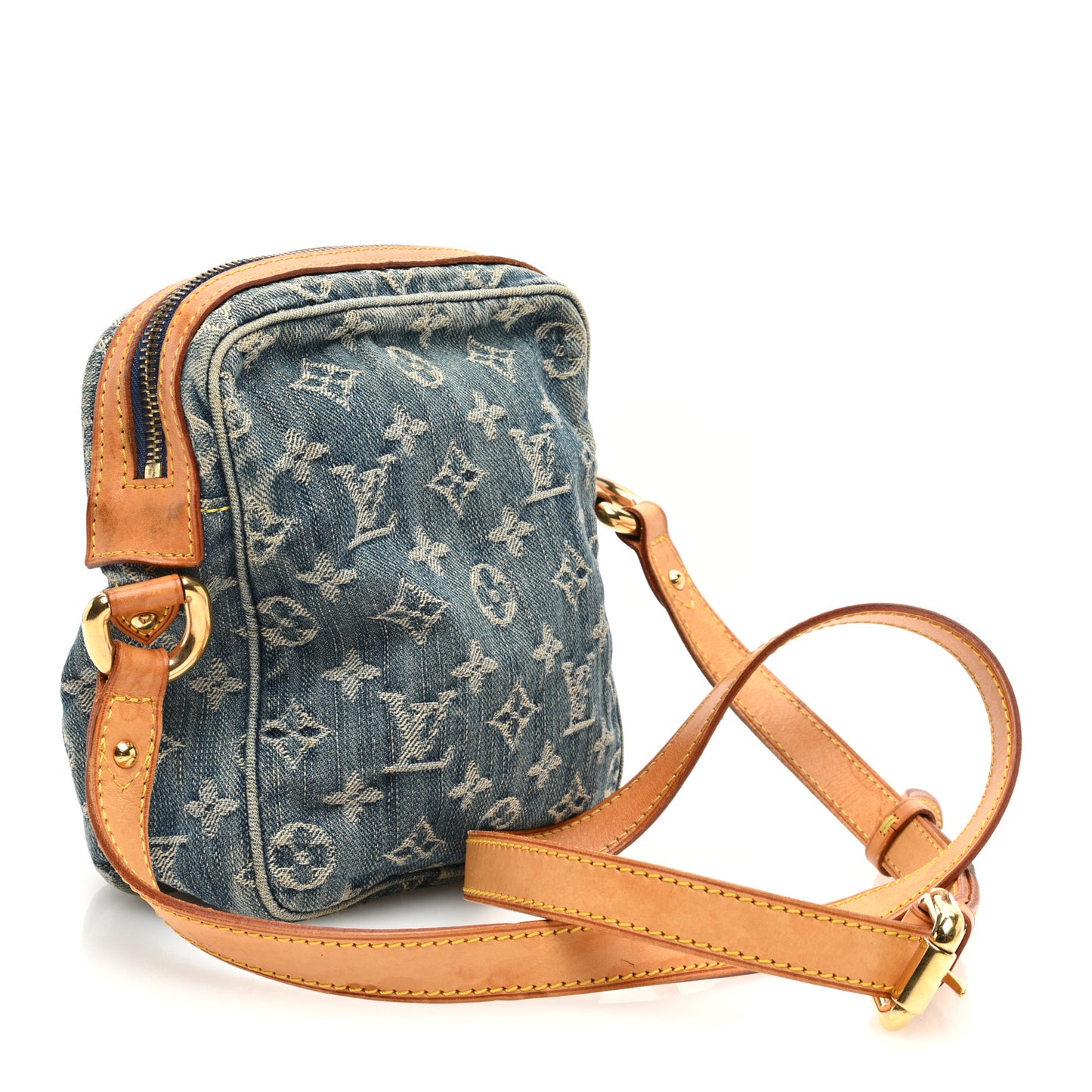Denim Camera Bag Blue