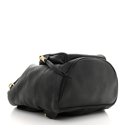 Prada Vitello Daino Backpack Black 4 of 10