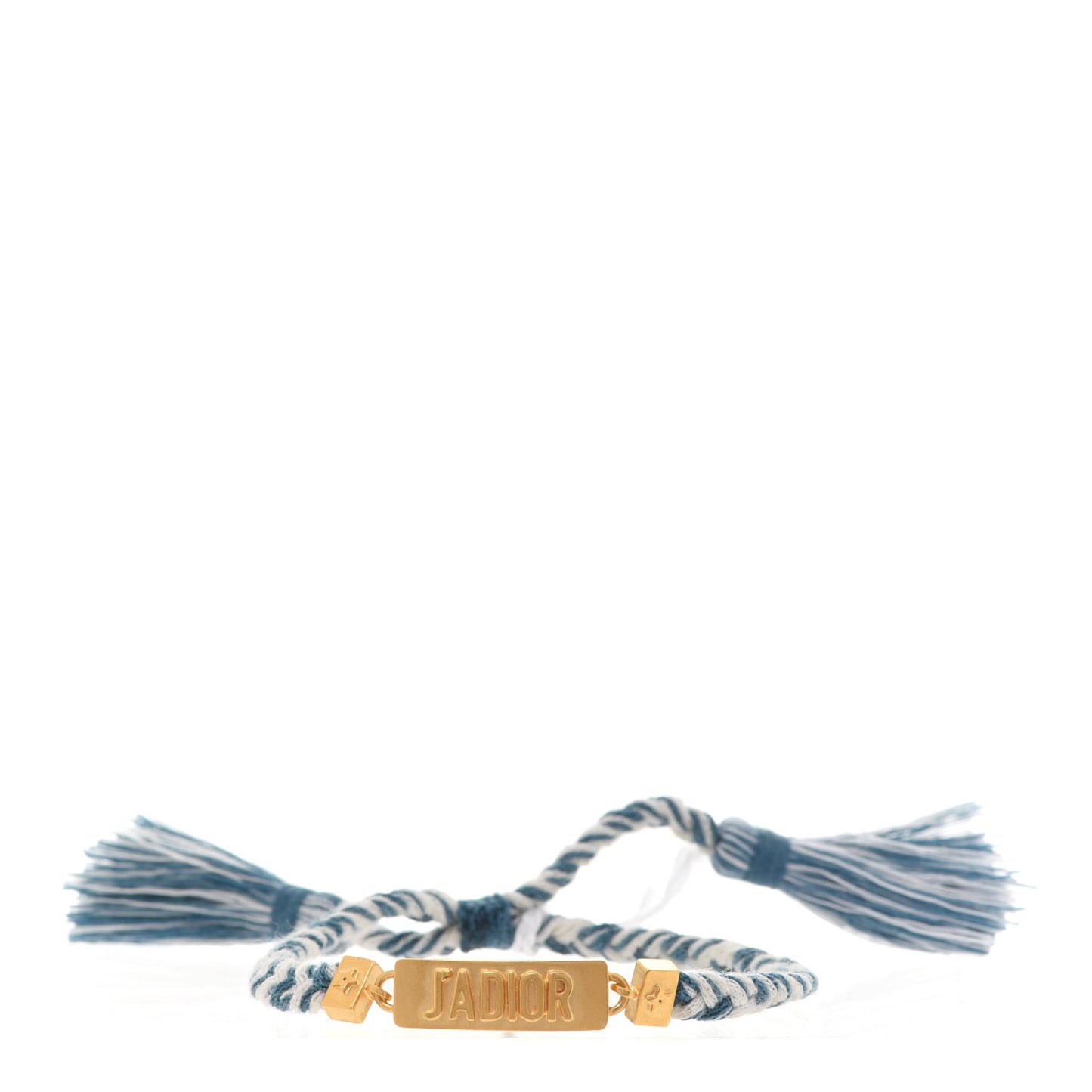 Woven Cotton J'Adior Bracelet Blue