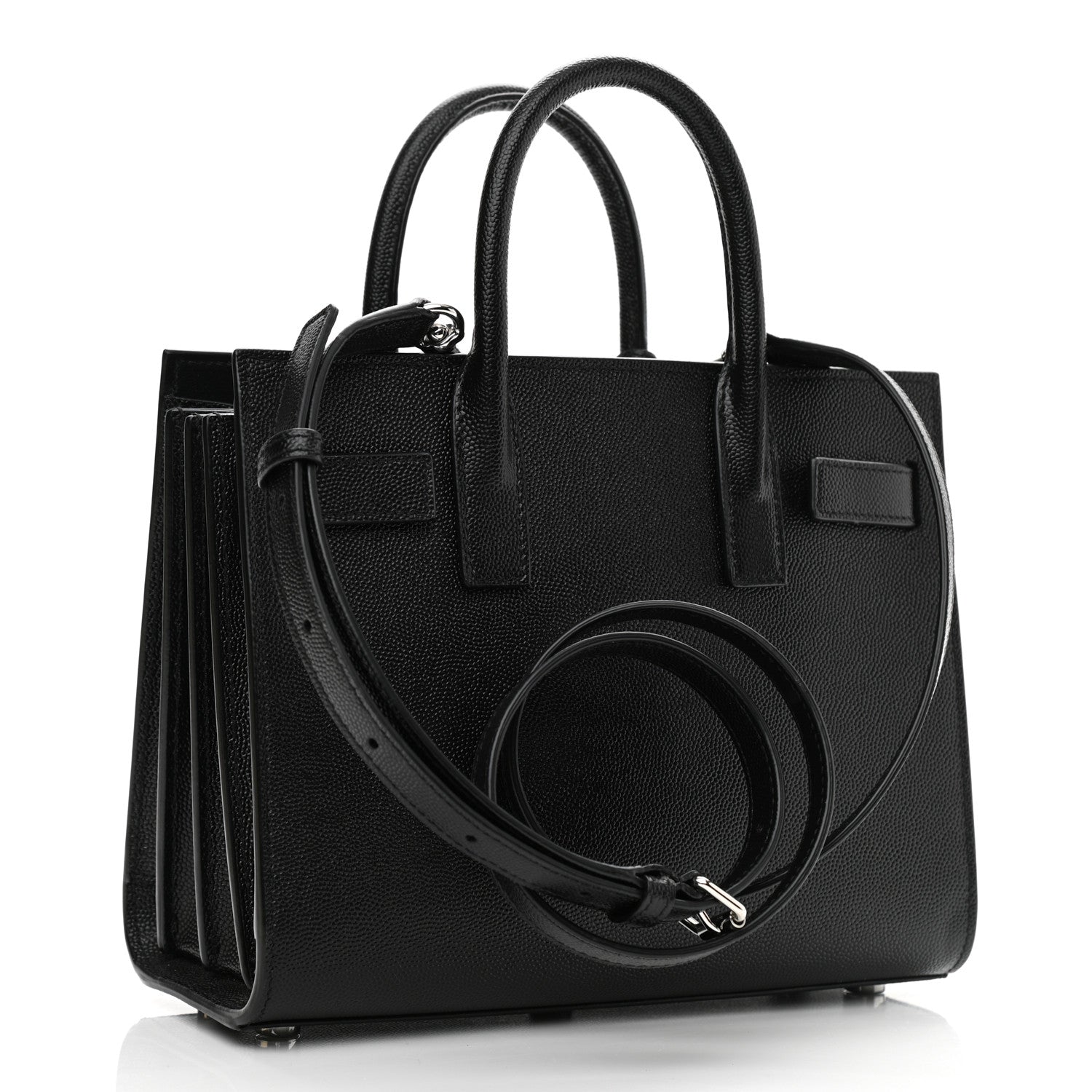 Saint Laurent Grain De Poudre Nano Sac De Jour Black 2 of 10