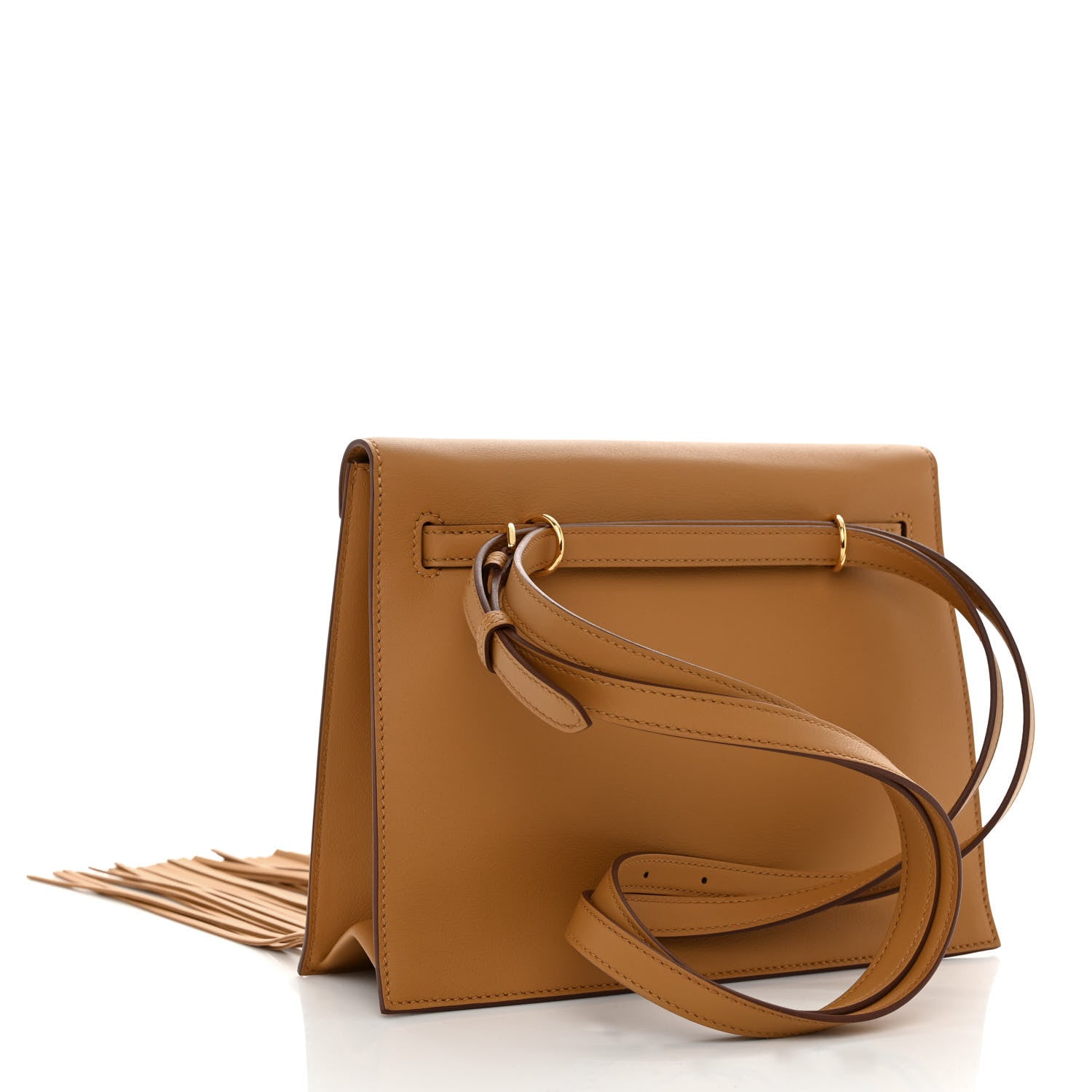 Hermes Swift Kelly Danse Anate Fringed Belt Bag Sesame 3 of 11
