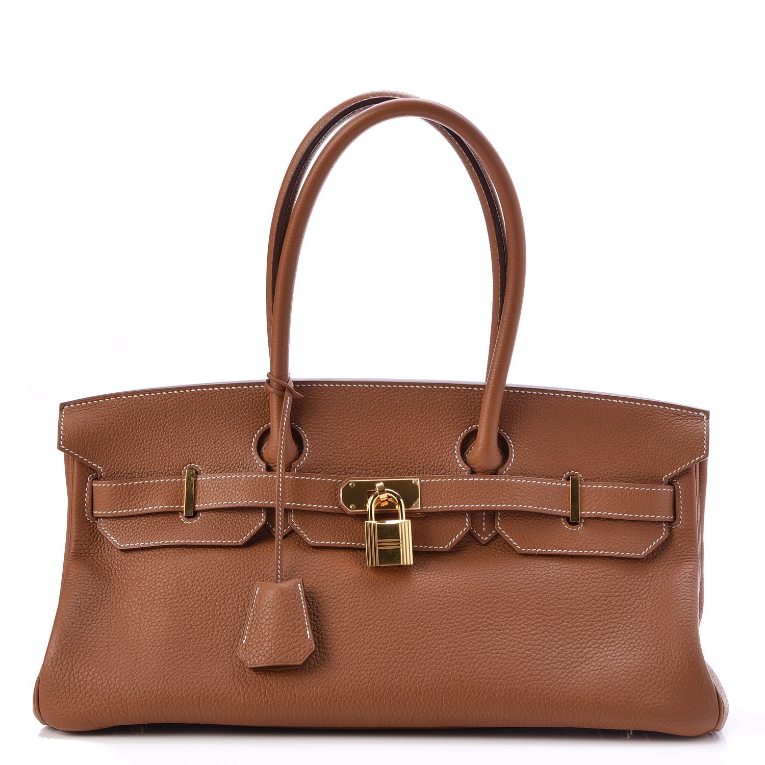 Hermes Togo JPG Shoulder Birkin II 42 Gold 1 of 35