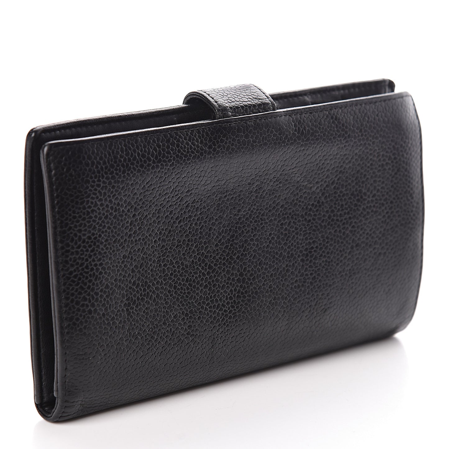 Caviar Timeless CC French Wallet Black