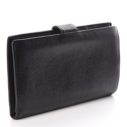 Chanel Caviar Timeless CC French Wallet Black 3 of 8