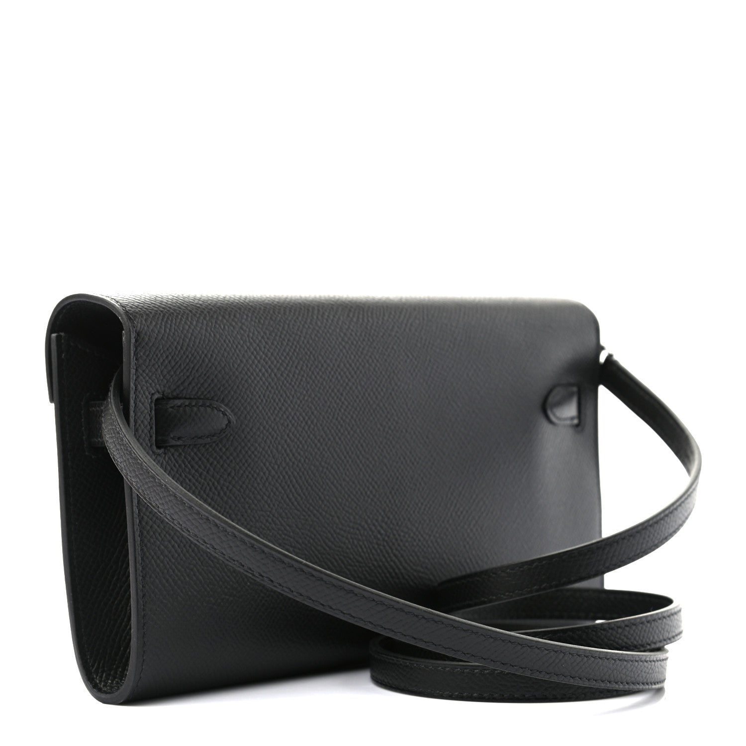 Hermes Epsom Kelly Wallet To Go Black 3 of 7