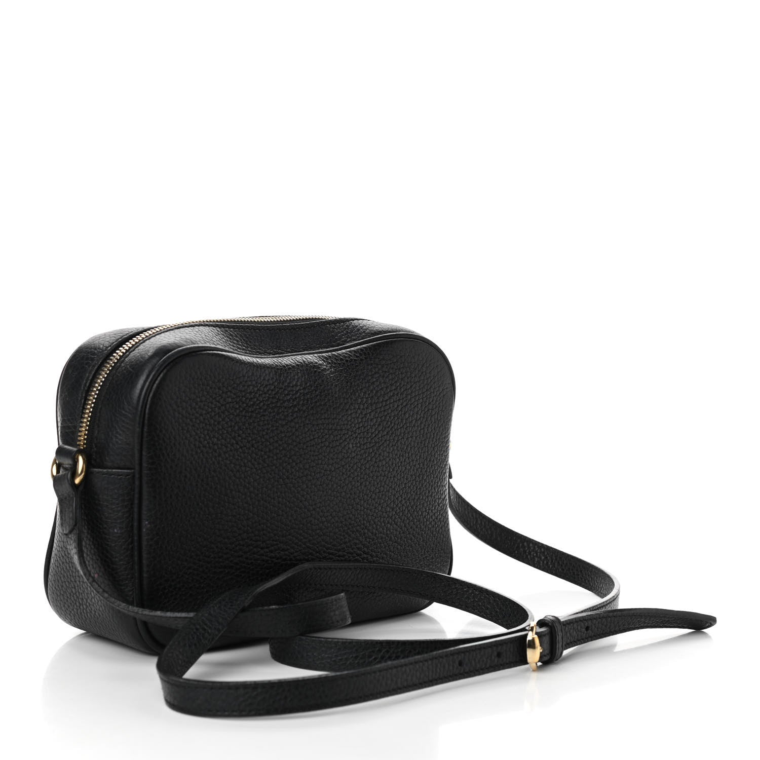 Gucci Pebbled Calfskin Small Soho Disco Bag Black 5 of 17