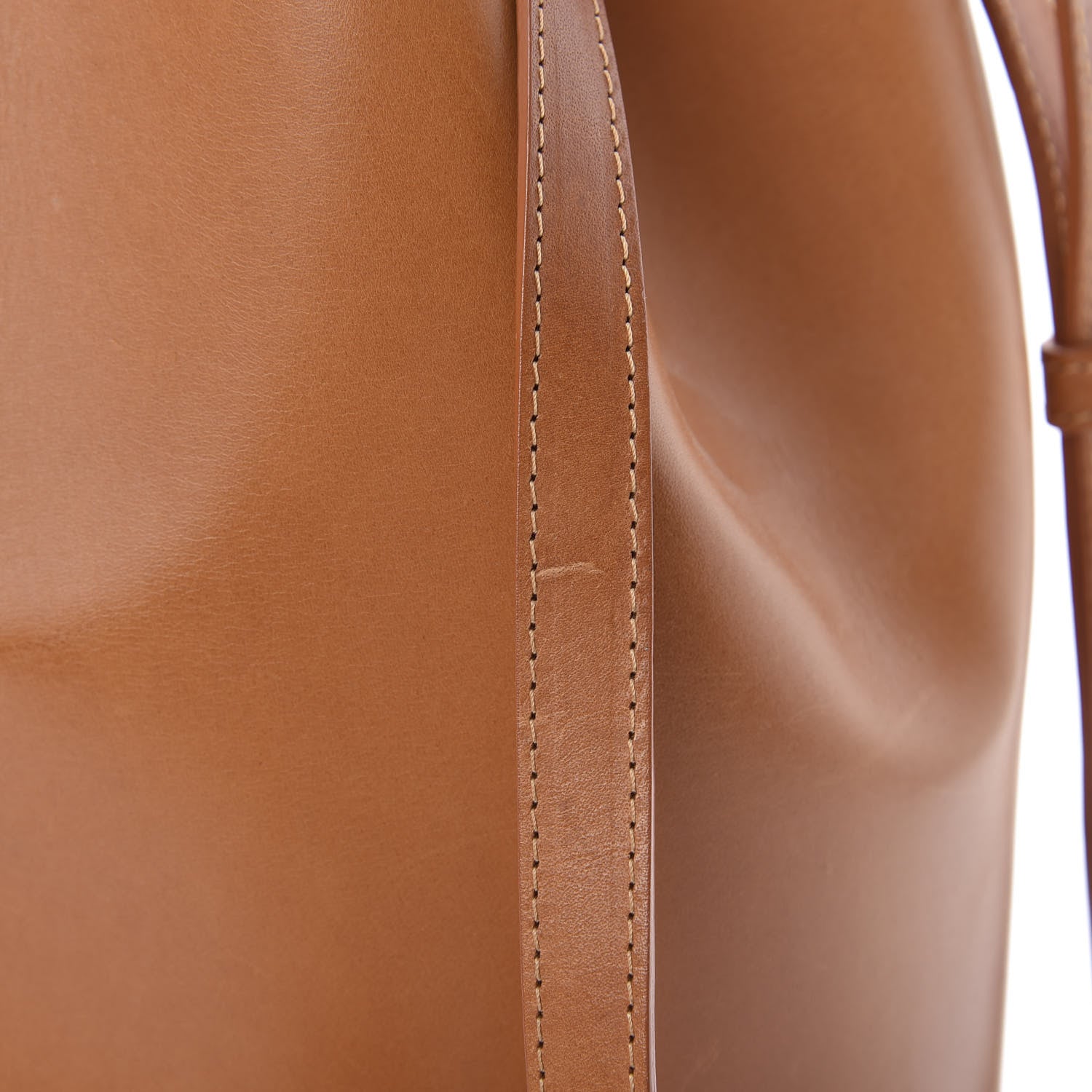 Mansur Gavriel Vegetable Tanned Calfskin Bucket Bag Cammello Rosa 15 of 18
