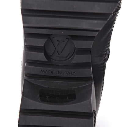 Louis Vuitton Suede Calfskin Laureate Platform Desert Boots 36 Black 6 of 9