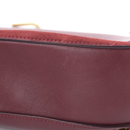 Chloe Suede Smooth Calfskin Drew Shoulder Bag Plum Purple 13 of 14