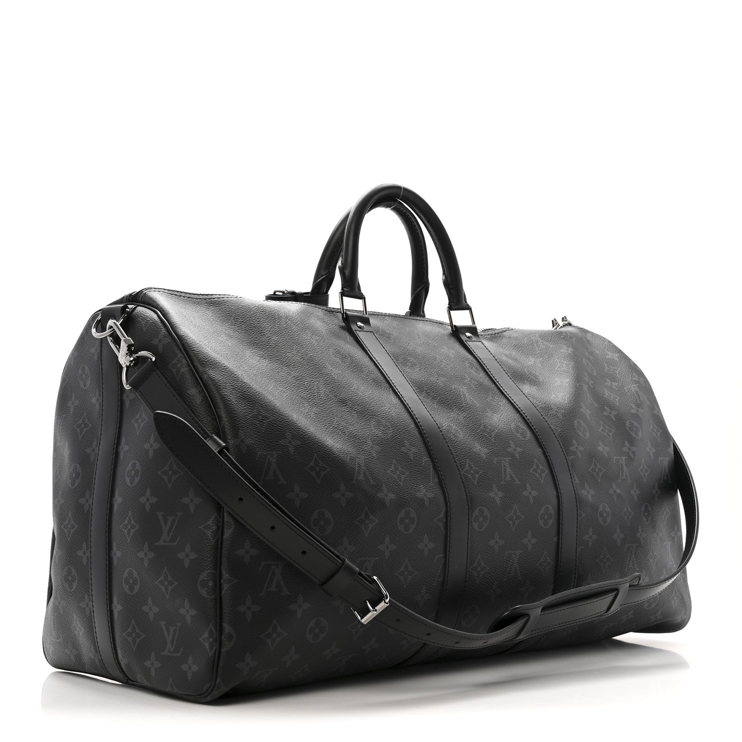 Louis Vuitton Monogram Eclipse Keepall Bandouliere 55 2 of 13