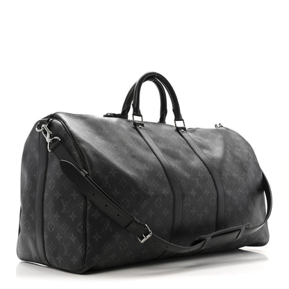 Louis Vuitton Monogram Eclipse Keepall Bandouliere 55 2 of 13