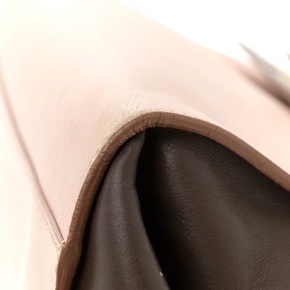 Salvatore Ferragamo Calfskin Snakeskin Medium Sofia Satchel Beige Brown Multicolor 16 of 17