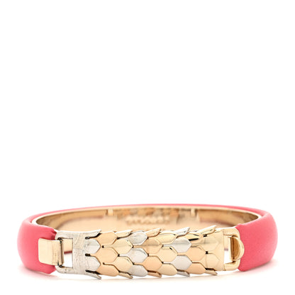 Bulgari Calfskin Serpenti Bracelet Pink 1 of 5