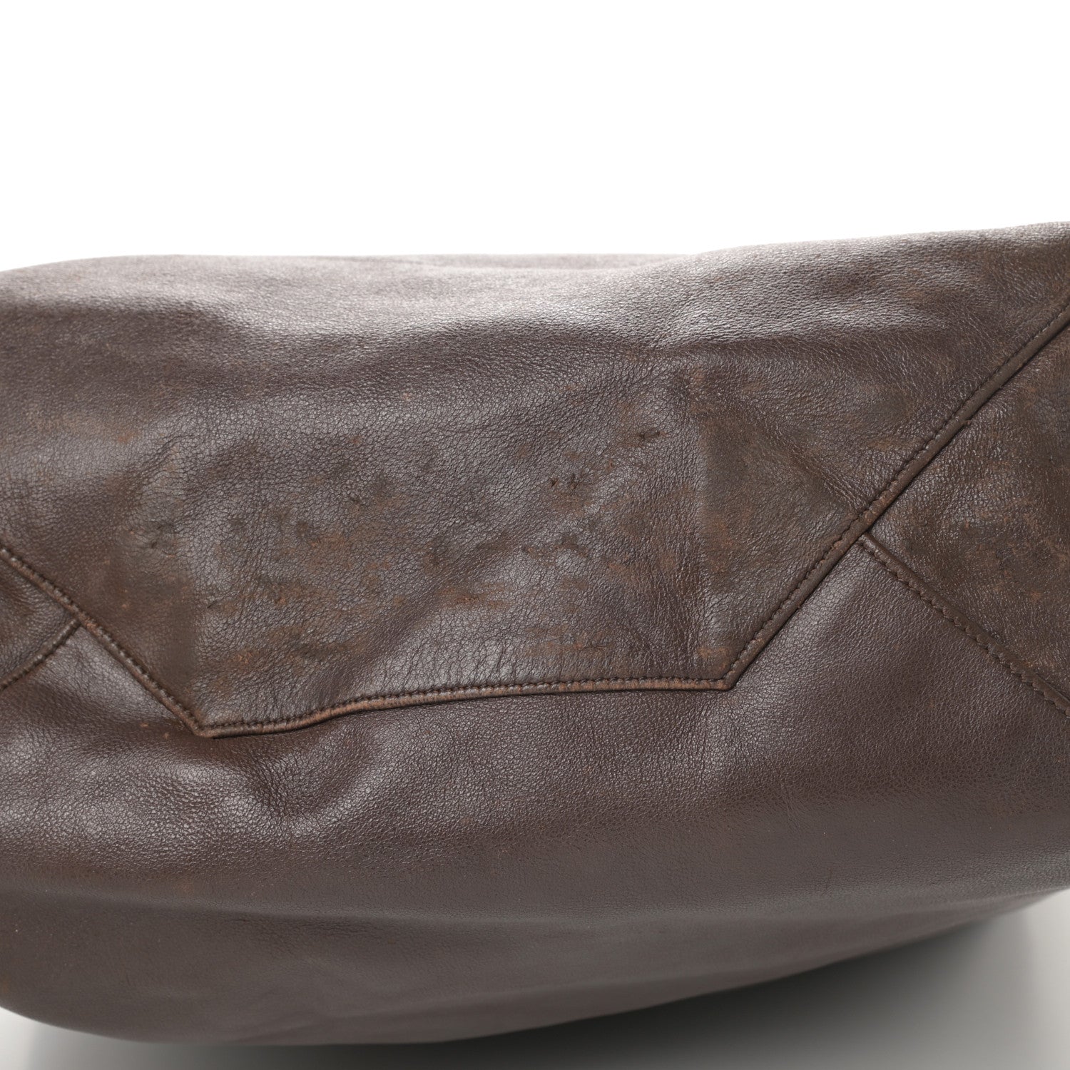 Celine Lambskin Vertical Cabas Brown 14 of 19