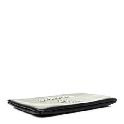 Chanel Caviar Studded Medium Deauville Pouch Black 4 of 7