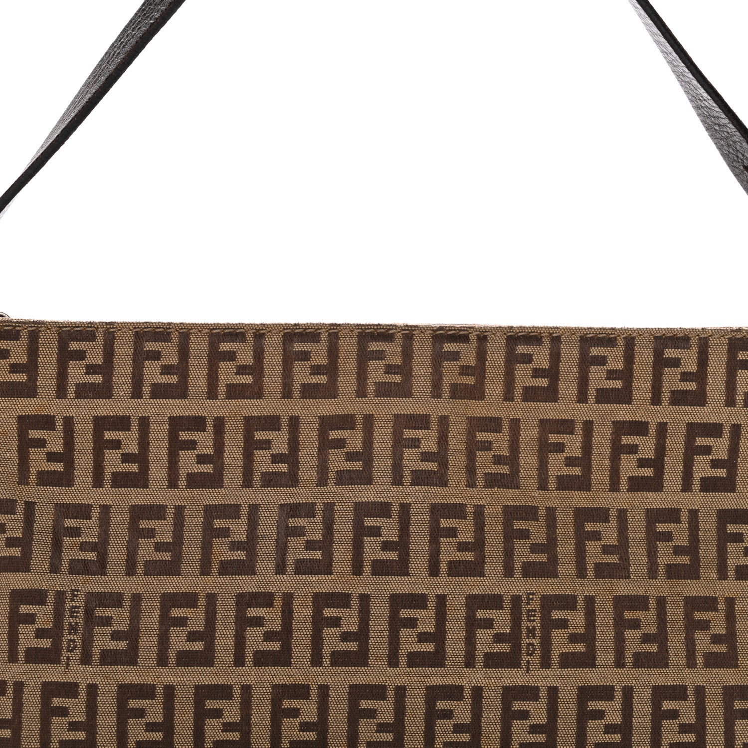 Fendi Zucchino Pochette Dark Brown 7 of 12