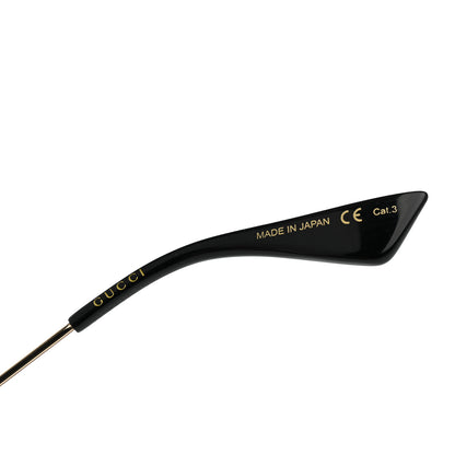 Gucci Metal Round Frame Sunglasses GG0061S Black 5 of 8
