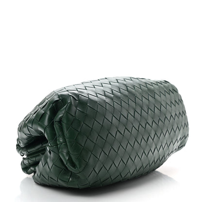 Bottega Veneta Nappa Maxi Intreccio The Pouch Oversized Clutch Raintree 4 of 9