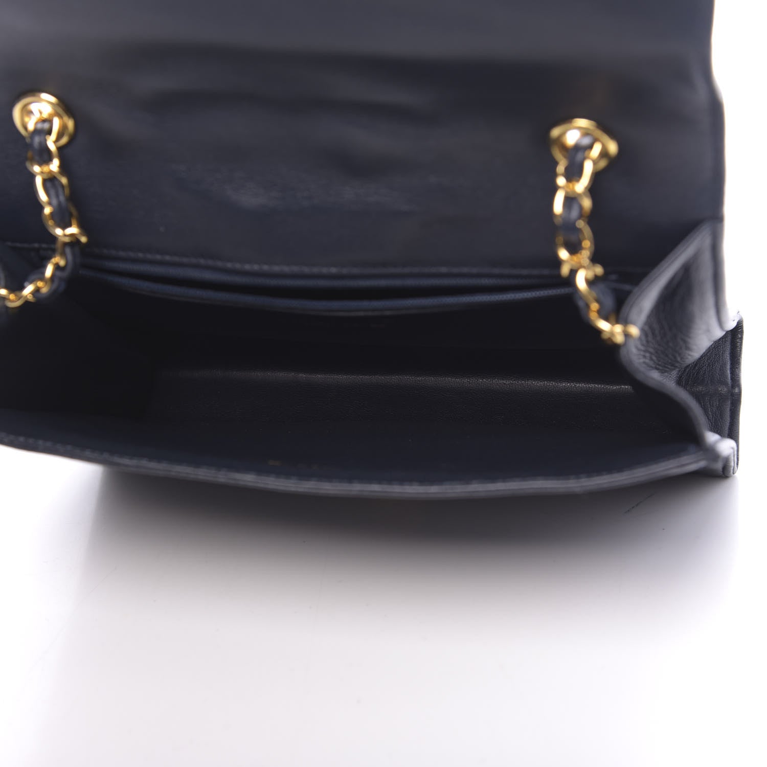 Chanel Lambskin Quilted Small CC Single Flap Bag Navy 5 of 13