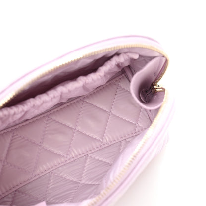 Chanel Caviar Quilted Cosmetic Case Light Purple 5 of 8